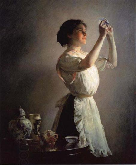 Joseph Decamp The Blue Cup oil painting picture